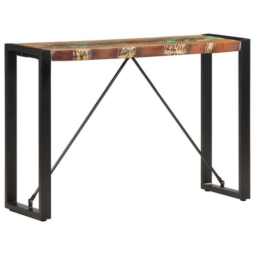 vidaXL Table console 110x35x76 cm Bois de récupération, Maison & Meubles, Tables | Tables de salon, Neuf, Envoi