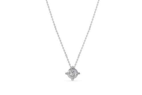 Zonder Minimumprijs - Halsketting - 14 karaat Witgoud -, Handtassen en Accessoires, Kettingen