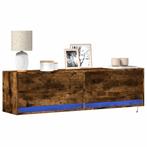 vidaXL Tv-wandmeubel met LED-verlichting 140x31x38 cm, Verzenden, Nieuw