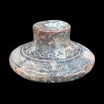 Precolumbiaanse Malacate Terracotta Spinsteen of malacate -