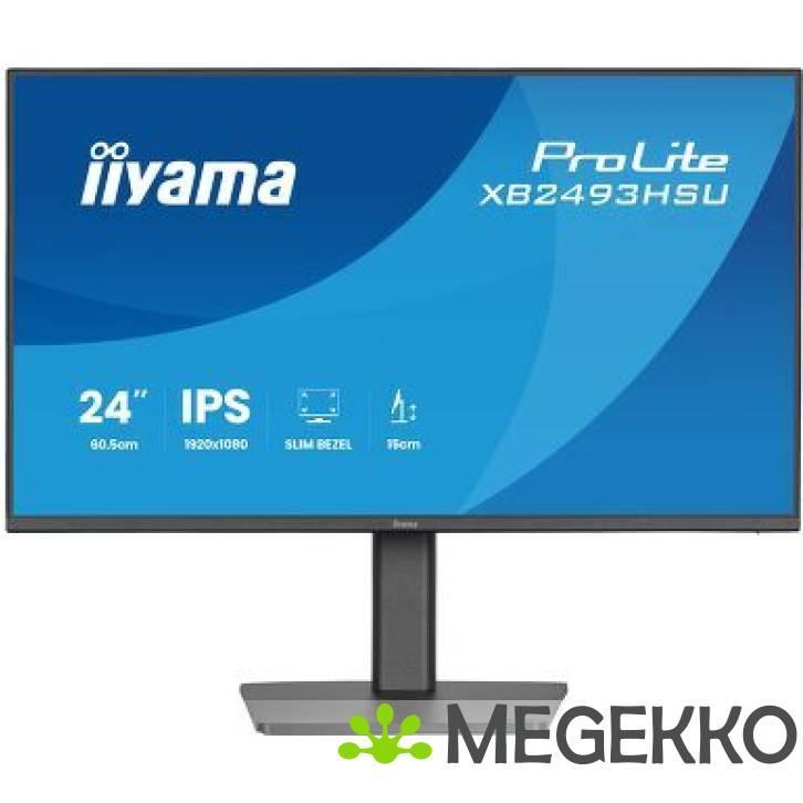 Iiyama ProLite XB2493HSU-B1 24  Full HD 120Hz IPS Monitor, Computers en Software, Overige Computers en Software, Nieuw, Verzenden