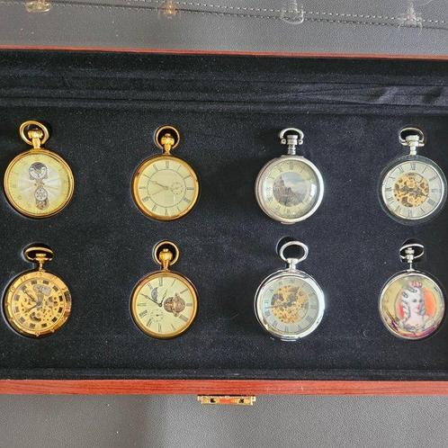 Brand Unknown - 8x Relojes de Época bañados en oro y plata, Antiek en Kunst, Antiek | Speelgoed