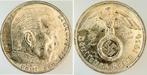 Duitsland 2 Reichsmark Hindenburg 1936g Vz/stgl, Postzegels en Munten, Munten | Europa | Niet-Euromunten, België, Verzenden