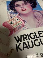 Affiche publicitaire vintage de Wrigleys P.K. Kauggummi -