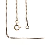 Gouden gourmetschakel ketting | 44,5 cm (schakelketting), Handtassen en Accessoires, Kettingen, Ophalen of Verzenden, Gebruikt
