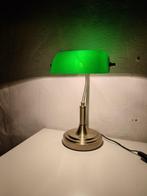 Lampe de banquier - Laiton, Plastique, Antiquités & Art