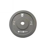 Bumper plates - rubberen halterschijf - 5 kg - Ø 45cm - g.., Sport en Fitness, Fitnessmaterialen, Ophalen of Verzenden, Nieuw