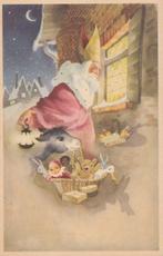 Monde, Noël - Cartes postales de Noël 1900-1960 Père Noël 88, Verzamelen, Gelopen