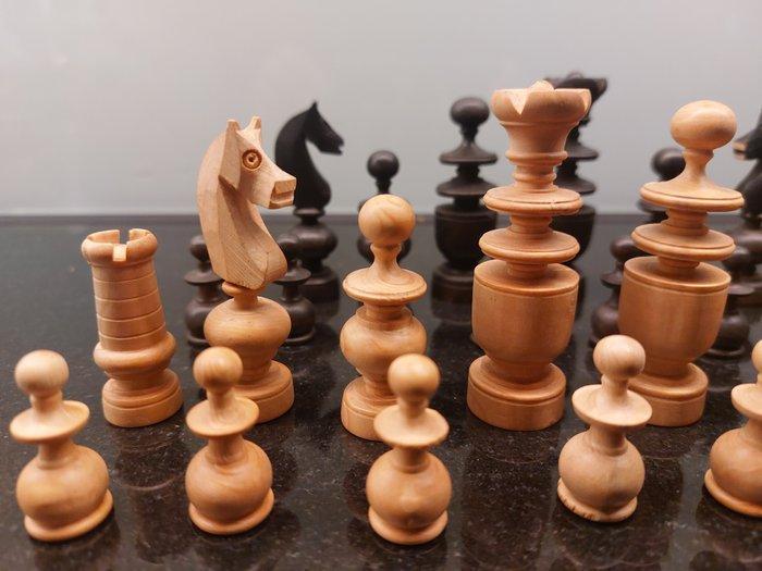 Schaakspel - Jeu déchecs - Jeu d’Echecs Regence Française, Antiek en Kunst, Curiosa en Brocante