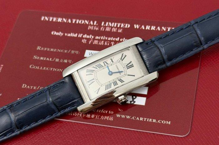 Cartier - Tank Americaine Lady - WSTA0016 - Femme - 2017, Handtassen en Accessoires, Horloges | Heren