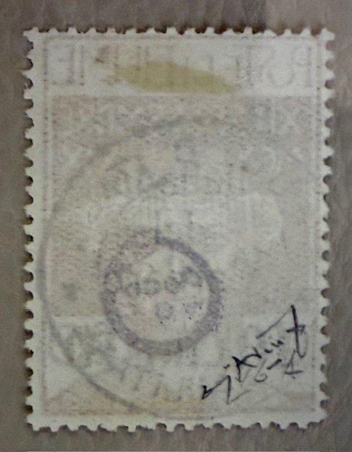 Fiume 1920 - 20 cent. Ocra overschilderd met, Postzegels en Munten, Postzegels | Europa | Italië