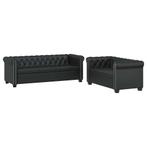 vidaXL Bankenset 2-zits en 3-zits Chesterfield-stijl, Huis en Inrichting, Verzenden, Nieuw