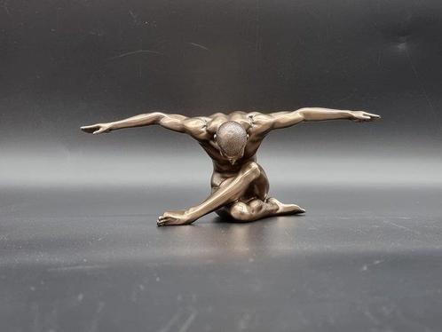 Statue, Olympian Man - Cold Bronze 27cm - 9.5 cm - Résine, Antiek en Kunst, Antiek | Overige Antiek
