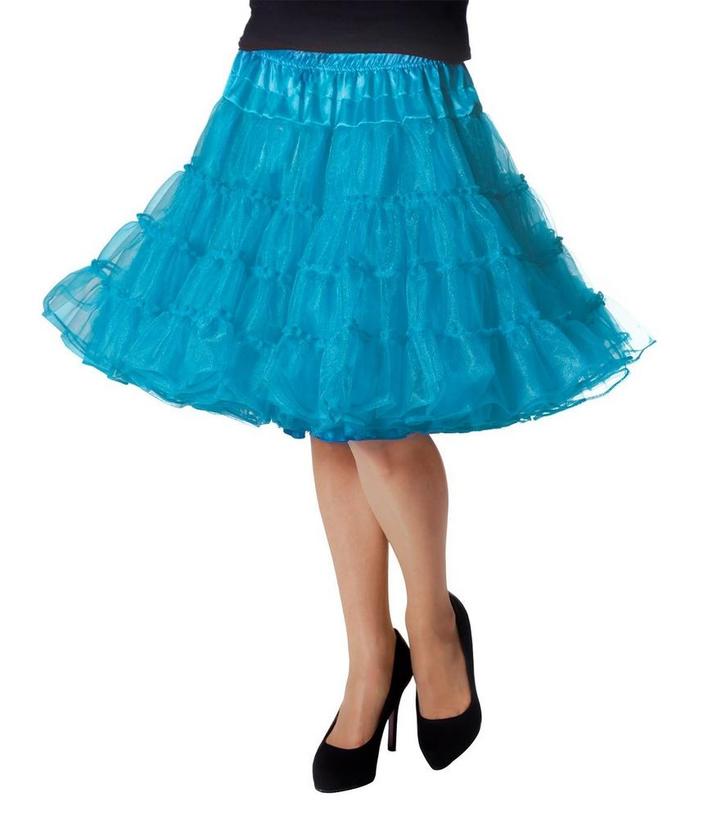 Lichtblauwe Petticoat Luxe, Hobby en Vrije tijd, Feestartikelen, Nieuw, Verzenden
