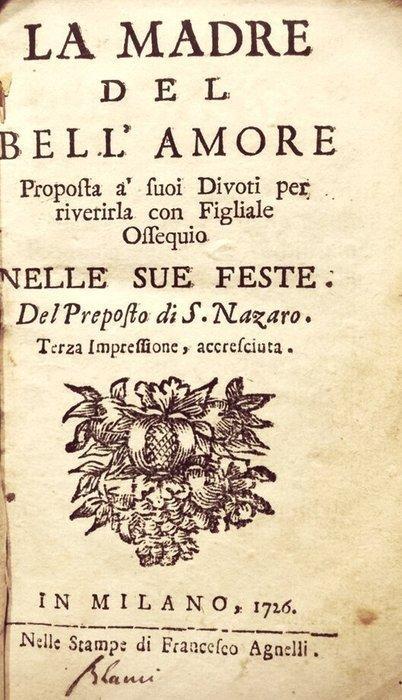 Bigiocero Domenico, Prina Benedetto Maria - Lotto di Opere, Antiek en Kunst, Antiek | Boeken en Manuscripten