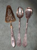 Groente serveerlepel (3) - Verzilverd, Zilver, Staal, Antiek en Kunst