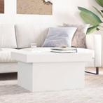 vidaXL Salontafel 100x55x40 cm bewerkt hout wit, Huis en Inrichting, Tafels | Salontafels, Verzenden, Nieuw