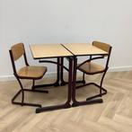 complete schoolset Marko, 10 stoelen + 10 tafels, Beuken -, Huis en Inrichting, Stoelen, Gebruikt, Hout, Eén