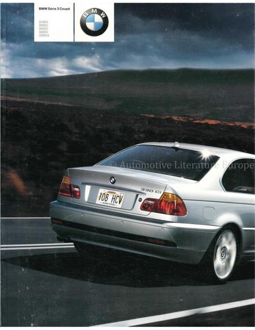 2003 BMW 3 SERIE COUPÉ BROCHURE FRANS, Boeken, Auto's | Folders en Tijdschriften