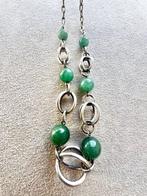 Sans prix de réserve - Collier Argent Jade - Rich Boho,, Nieuw
