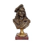 Beeldje - A bronze self portret - Brons, Antiek en Kunst