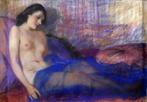 Giovanni Aligò (1906-1971) - Nudo velato, Antiek en Kunst, Kunst | Schilderijen | Klassiek