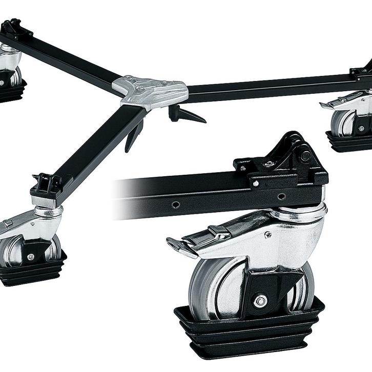 Manfrotto 114MV Video Dolly | Tweedehands, Audio, Tv en Foto, Fotografie | Statieven en Balhoofden, Zo goed als nieuw, Verzenden