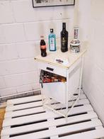 Table dappoint - Cabinet industriel vintage - Acier