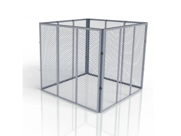 Veiling - Metalen compostbak - Tuinafval - 450L - Zilver, Jardin & Terrasse, Terre & Fumier