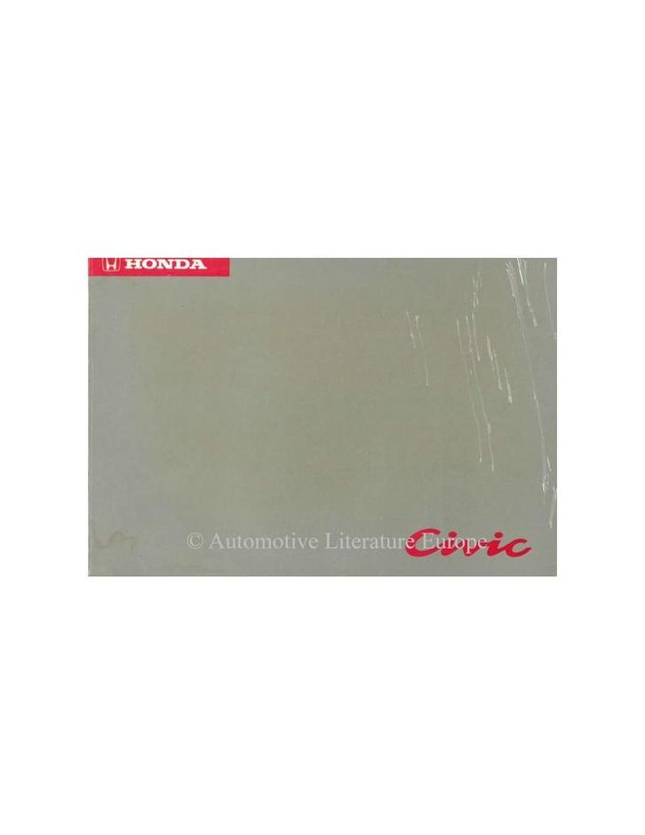 1994 HONDA CIVIC INSTRUCTIEBOEKJE NEDERLANDS, Auto diversen, Handleidingen en Instructieboekjes