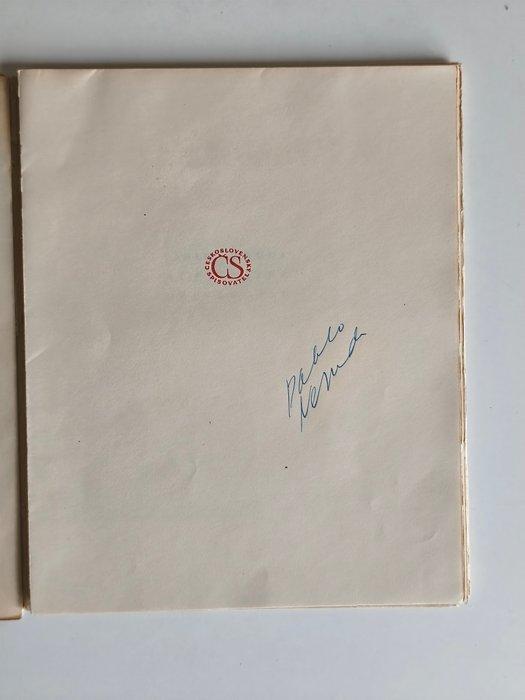 Signed, Pablo Neruda - A procitne devorubec - 1950, Antiquités & Art, Antiquités | Livres & Manuscrits