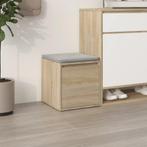 vidaXL Opbergbox met lade 40,5x40x40 cm bewerkt hout sonoma, Verzenden, Nieuw