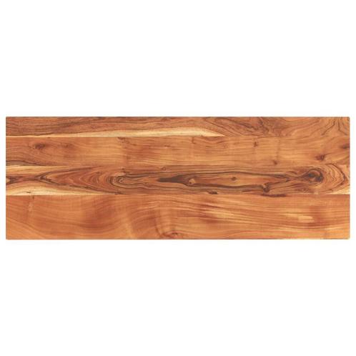 Massief Acacia Tafelblad 140cm - Tweede Kansje - OP = OP, Huis en Inrichting, Tafelonderdelen, 50 tot 100 cm, Tafelblad, 100 tot 150 cm