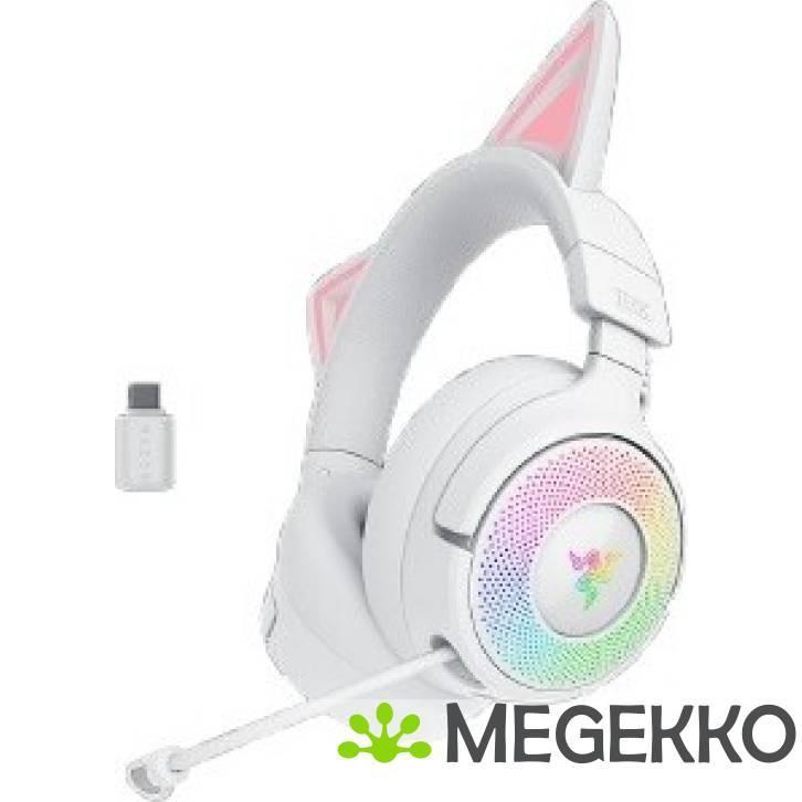 Razer Kraken Kitty V3 Pro Wit Gaming Headset, Computers en Software, Overige Computers en Software, Nieuw, Verzenden