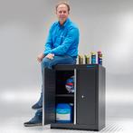 Datona Werkplaatskast PRO met 2 deuren - zwart - Datona, Doe-het-zelf en Bouw, Ophalen of Verzenden, Nieuw