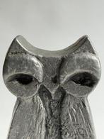 Willy Ceysens - Beeldje - Uil - Aluminium, Antiquités & Art