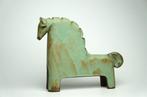 Urszula Despet - sculptuur, Green Horse - 18.5 cm - Keramiek