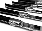 Laguiole - 6x Luxury Steak Knives - Black Ebony Wood - style, Antiek en Kunst