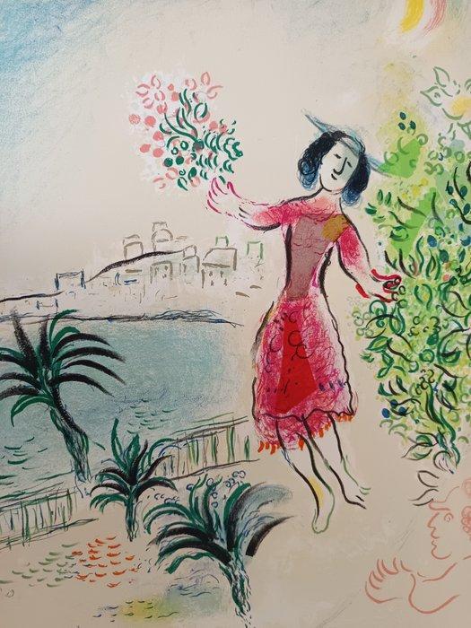 Marc Chagall (1887-1985) - Baie de Nice , Bay of Nice, Antiek en Kunst, Antiek | Overige Antiek