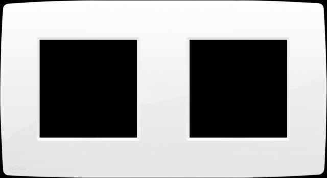 Niko Original Cover Frame Switchgear - 111-76800 [2 Pieces], Doe-het-zelf en Bouw, Elektriciteit en Kabels, Verzenden
