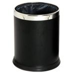 Afvalbak | Metaal (RVS/Zwart) | 10L | Open | Ø225x275(h)mm, Zakelijke goederen, Verzenden, Nieuw in verpakking