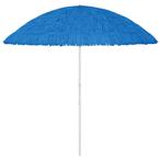 vidaXL Parasol de plage Hawaii Bleu 300 cm, Neuf, Verzenden