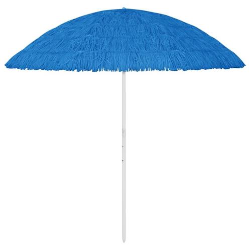 vidaXL Parasol de plage Hawaii Bleu 300 cm, Jardin & Terrasse, Parasols, Neuf, Envoi
