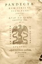 Anonimo - Pandectarum Iuris Civilis. Debiti e Crediti e