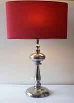 Lamp - Vintage - Stijl Ruimtevaart - Zilver metaal - Grote