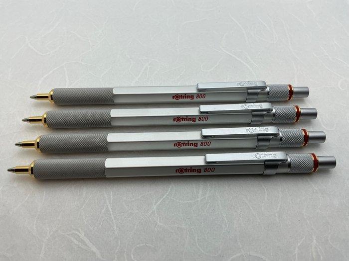 Rotring - 4 stuks RR 800 - Zonder minimumprijs - Balpen, Verzamelen, Pennenverzamelingen