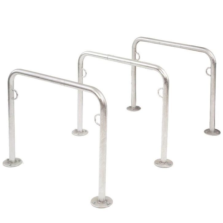 Fietsaanleunbeugel 2 fietsen Trust 125 cm - 3 stuks, Fietsen en Brommers, Fietsaccessoires | Overige Fietsaccessoires, Verzenden