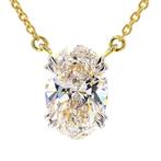 Halsketting - 18 karaat Geel goud - 3.07ct. tw. Diamant, Handtassen en Accessoires, Nieuw