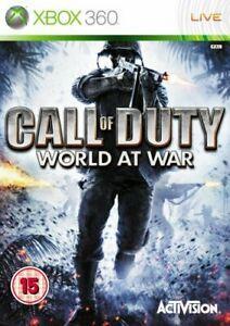 Call of Duty: World at War (Xbox 360) NINTENDO WII, Games en Spelcomputers, Games | Xbox 360, Zo goed als nieuw, Verzenden