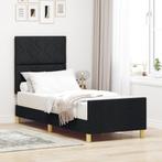 vidaXL Bedframe Zwart 80x200 cm Stof, Huis en Inrichting, Slaapkamer | Bedden, Verzenden, Nieuw